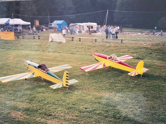 Marke Eigenbau am Flugtag Liestal irgendwann in den 90iger Jahren